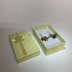 New with tags Pannee Multi-Dangling Multi-Color Glass Bead Drop Pierced Earring